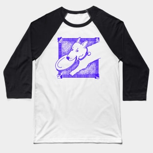 Frisbee pup in purple, caught it! Baseball T-Shirt